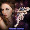 Fashion Handmade Crystal Flowers Brooch Female Pin Accessories Brooch Jewelry