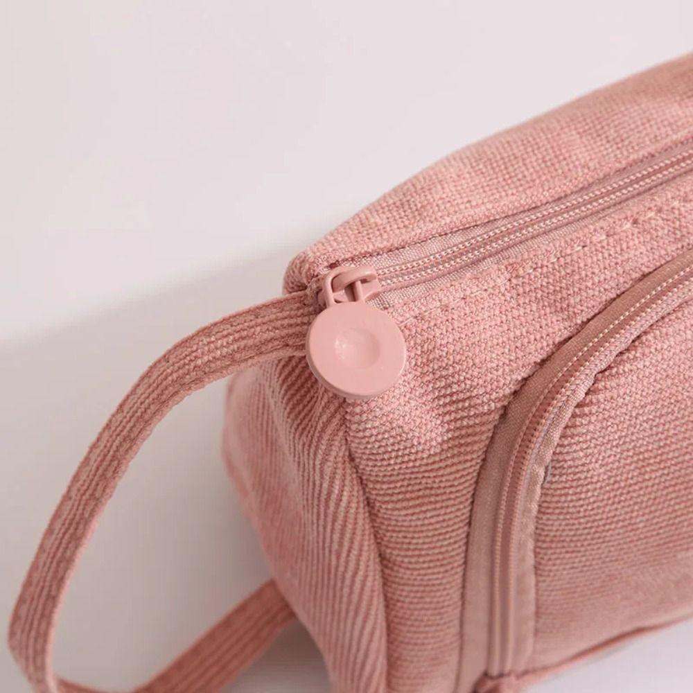 Большая вместимость холщовый пенал модная канцелярская коробка новый большой пенал