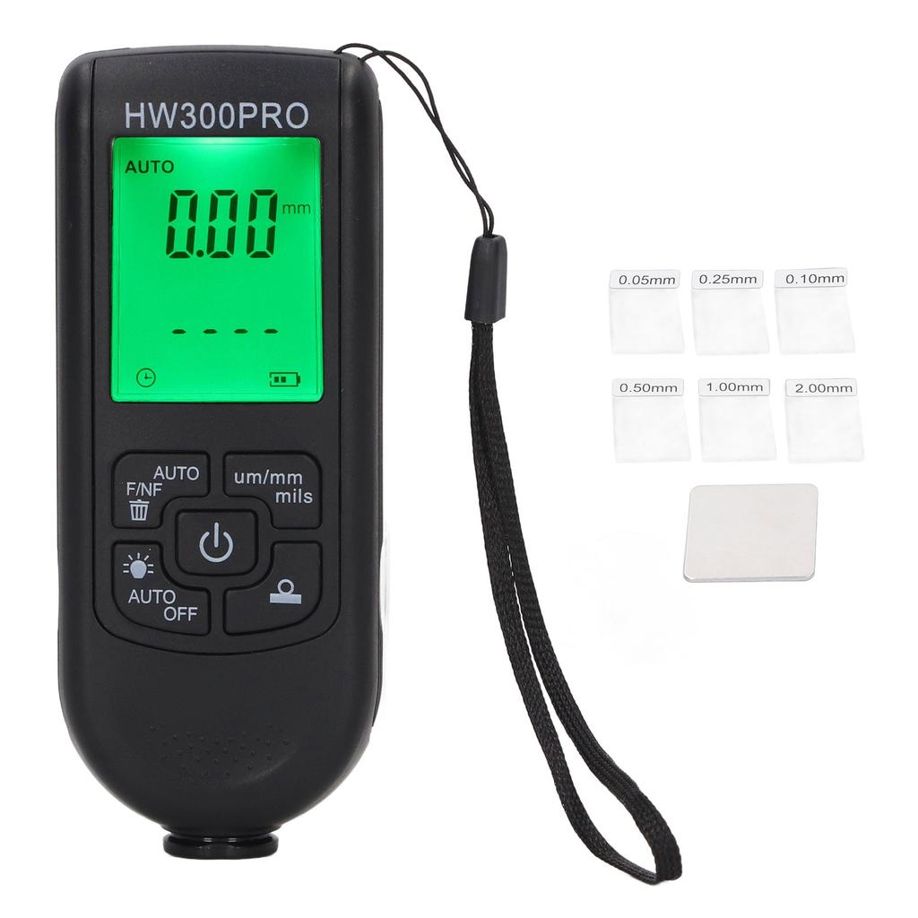 Digital Coating Thickness Gauge ABS with Portable Rope Automatic Shutdown Function Paint Coating