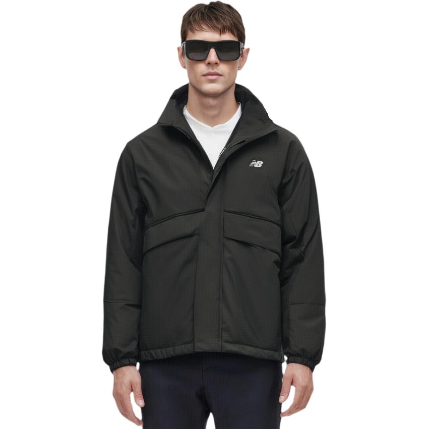 New Balance Мужская пуховая куртка черная AMJ33329-BK
