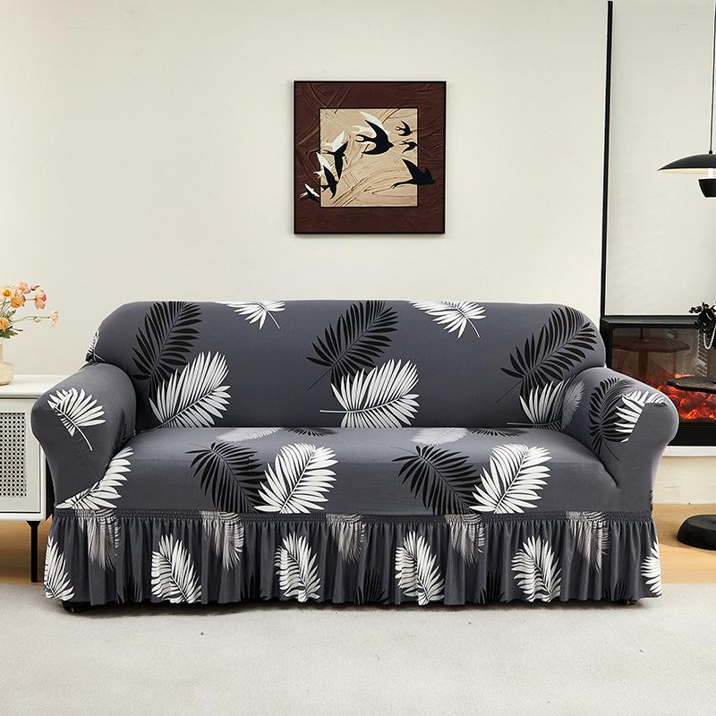 Новый Чехол для Дивана Цельный Эластичный Универсальный Чехол Двухместный Универсальный Защита от Царапин Кошек и Пыли Диван Все Включено Чехол