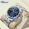 Luxury Sport Watch for Men Waterproof Luminous Date Chronograph Man Watch Quartz Stainless Steel Men's Watches