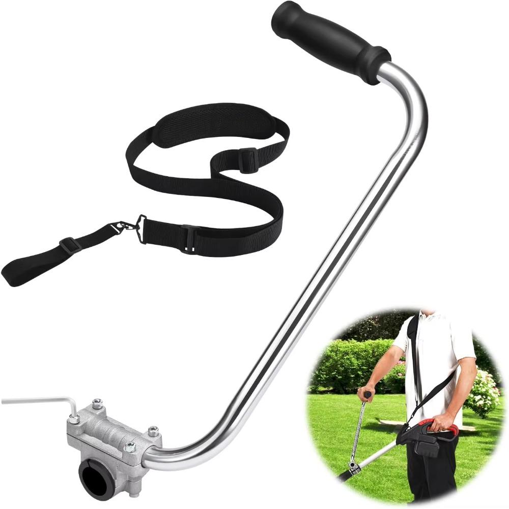 Heavy-Duty Trimmer Grip Stainless Steel Weeding Machine Grip Lawn Mower Handle Grip Lawn Care