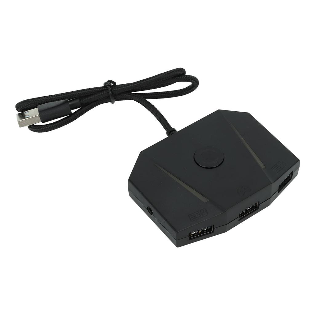 Keyboard Mouse Converter Plug and Play Game Controller Adapter with 3.5mm Sound Jack for Xbox One