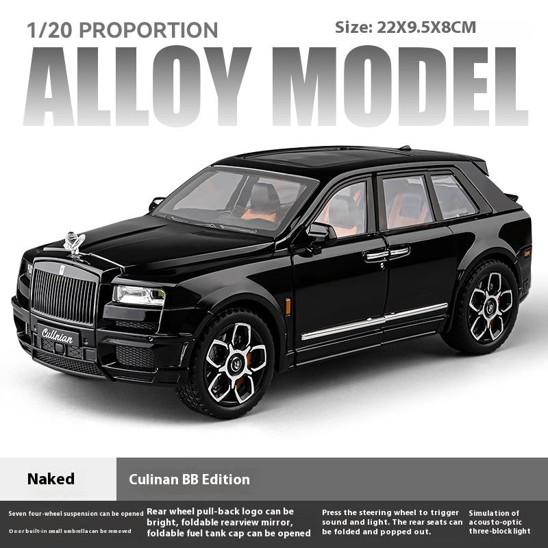 1/20 Rolls Royce Cullinan Роскошный Внедорожник Металлический Литой Модель Автомобиля Коллекция Хобби Украшение Праздничные Подарки Бойфренд