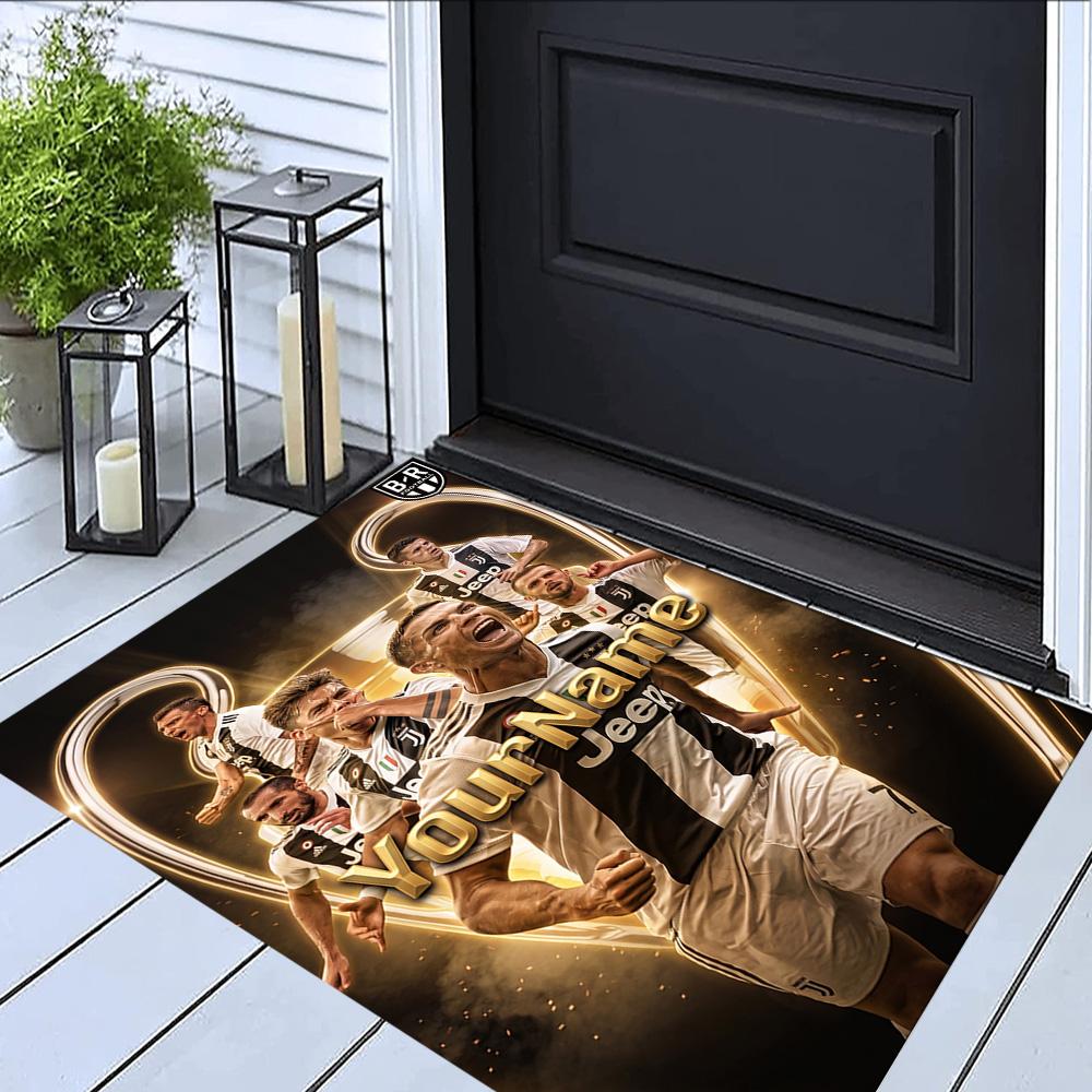 Cristiano Ronaldo (7) Customize your name rug, office chair cushion, home bedroom living room gift.