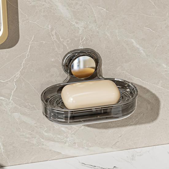 Настенная мыльница Двойная Слойка Полая Быстрый Слив Современная Без Сверления