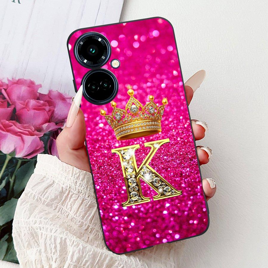 Чехол для Tecno Camon 19 Pro Ударопрочный Корона Буква Мягкий Силикон Funda для Tecno Camon19 Neo 19Pro Задняя Крышка Camon 19NeoFundas