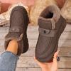 Snow Boots, Winter Oversized Women's Shoes, with Warm Fleece and Thick Soled Women's Cotton Shoes, Comfortable To Wear On One Foot