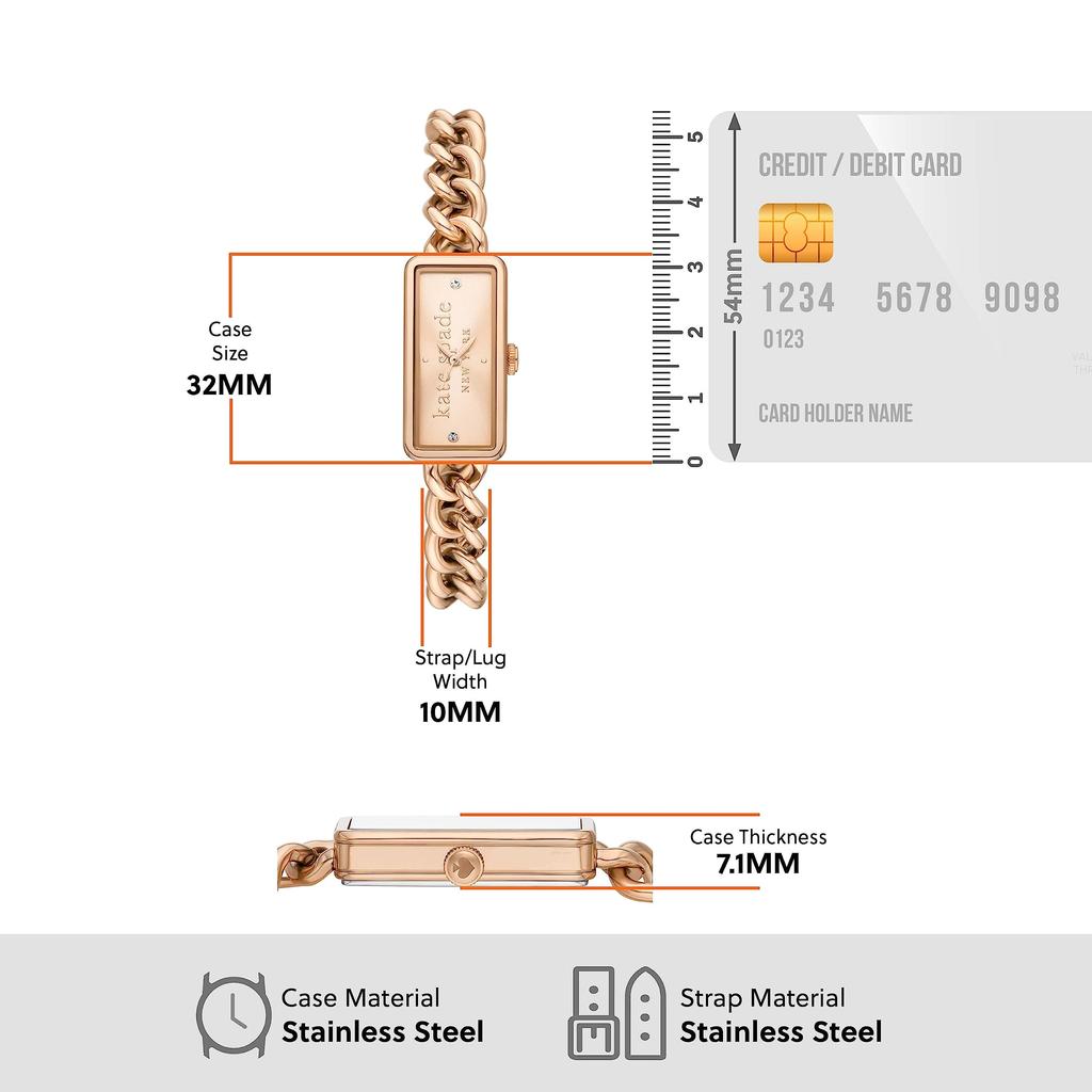 Spade New Watch ROSEDALE KSW1810 розовое золото [Кейт Йорк] женские