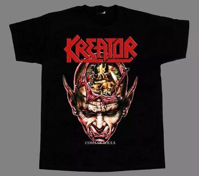 Kreator Coma of Souls Унисекс Футболка Топы Футболка Подарок для Поклонников