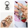 Swivel Clasp Clip Hook With 2Pcs Spring Ring Key Chain Clip For Diy Crafts Lanyard Making Keyring