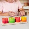 Fruit Wooden Sorting Stacking Toy,Puzzles Educational Sensory Shape Sorter Color Recognition