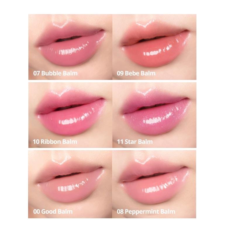 AOU Glowy Tint Balm 3,5 г 13 цветов, Бальзам для губ, который подчеркивает естественный цвет лица, Прозрачный блеск, который делает ваши губы объемными