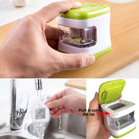 Чеснок Пресс-Слайсер Ручная Мясорубка Терка И Слайсер Нескользящая Ручка Мельница Для Имбиря Специй Кухонный Гаджет Для Домашнего Ресторана