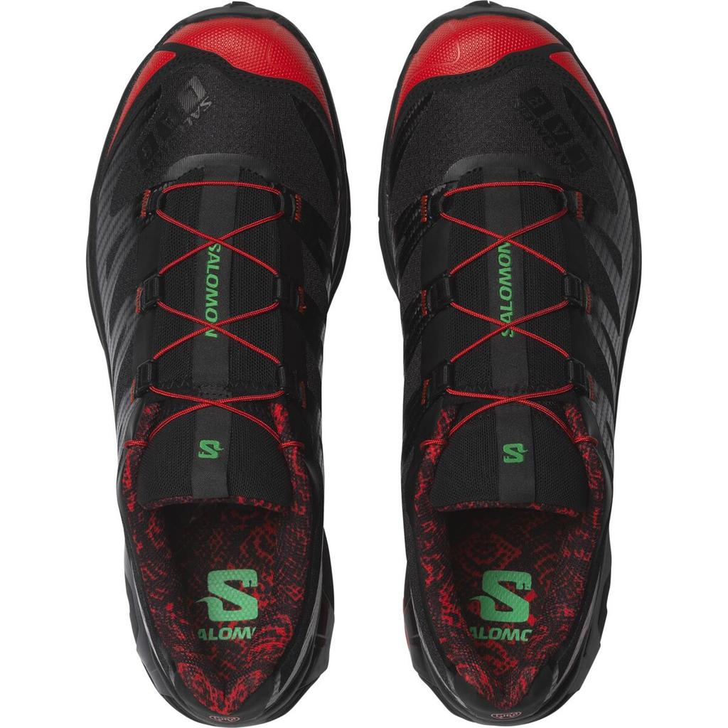 SALOMON XT 4 Амортизация Устойчивость к истиранию Покрытие Поддержка Легкие Низкие Повседневные Спортивные Кроссовки Унисекс Черный Красный 478470