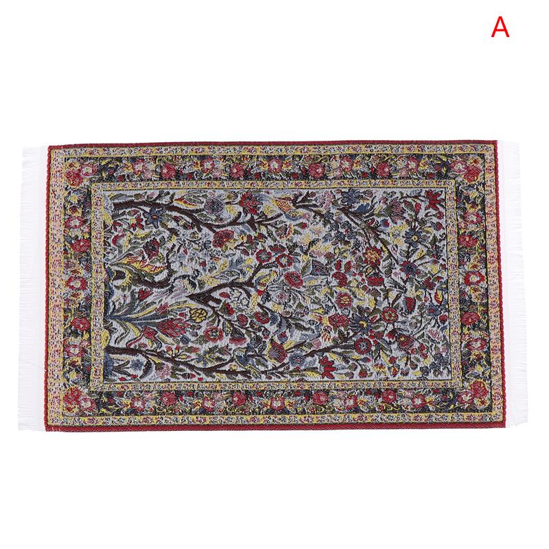 1:12 Миниатюрный кукольный домик, напольный коврик, напольный коврик, спальня, гостиная, модель, декор, игрушка, кукольный домик, аксессуары