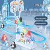 Little Penguin Climbing Stairs Toy Track: Educational Toy for Ages 3-6