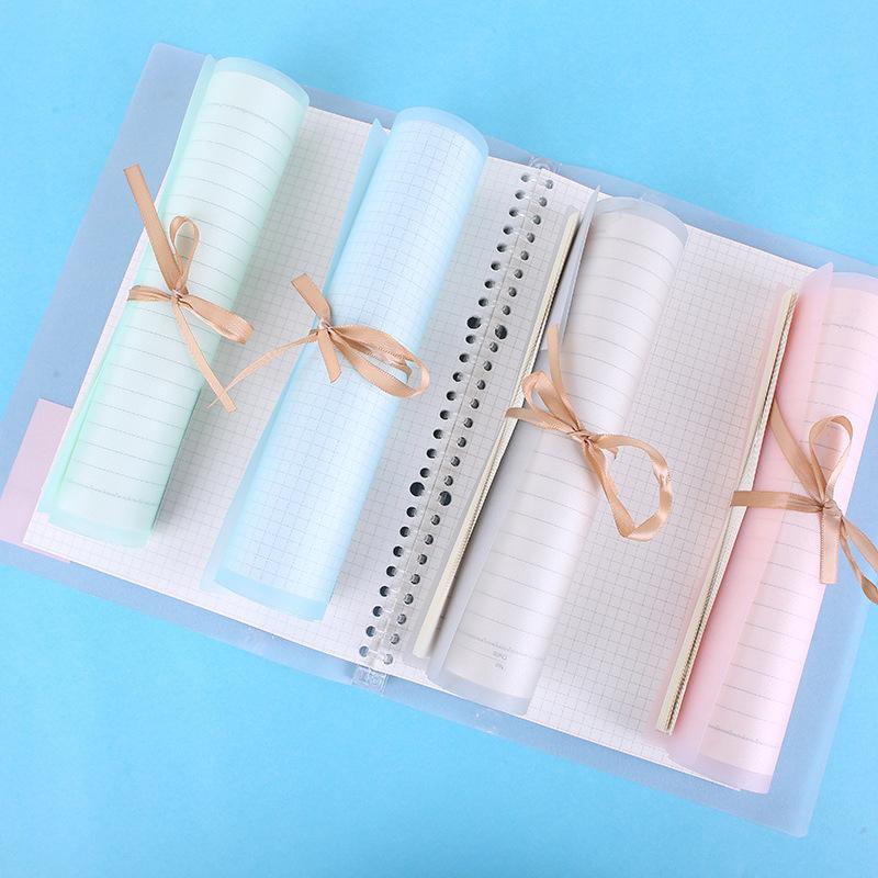 1PC B5 Loose-Leaf Notebook Students Can Detachable Thin And Simple Flexible Loose-Leaf Book Can Carry Note Coil Book