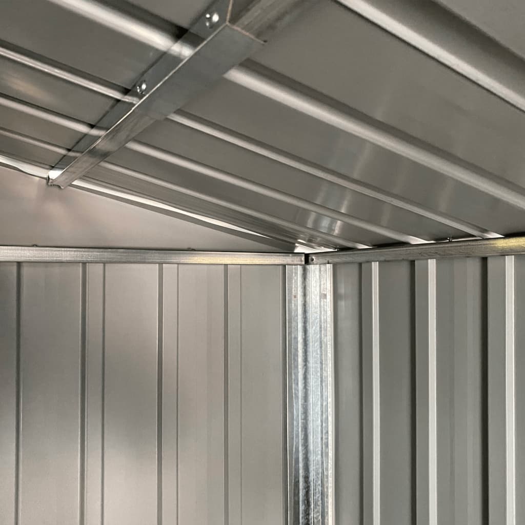 Vidaxl Szopa Ogrodowa, Antracytowa, 192X152,5X237Cm Stal Galwanizowana