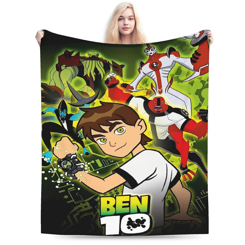 Ben 10 Omnitrix Blankets Quality Super Soft  Throw Blanket Winter Girls Boys Couch Bed Fashion Bedspread