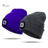 Puntos sport Унисекс Открытый воздух Велоспорт Туризм Светодиодная вязаная шапка Зимняя эластичная шапка-бини