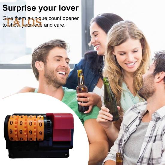 Открывалка для пивных бутылок, настенный съемник крышек с цифровым счетчиком, аксессуар для питья пива для бара, кухни
