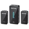 BOYA BY-XM6 S2 Mini Wireless Lavalier Microphone System with OLED Screen for DSLR Camera Smartphone YouTube Video Facebook Live Stream