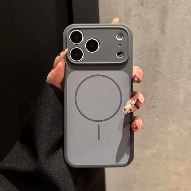 Чехол To i17 Series из жидкого силикона, матовый, для iPhone 17 15 16 Pro Max, с поддержкой MagSafe, беспроводной зарядки, магнитная крышка