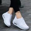 Летняя повседневная женская обувь универсальная мягкая подошва дышащая вязаная увеличивающая рост