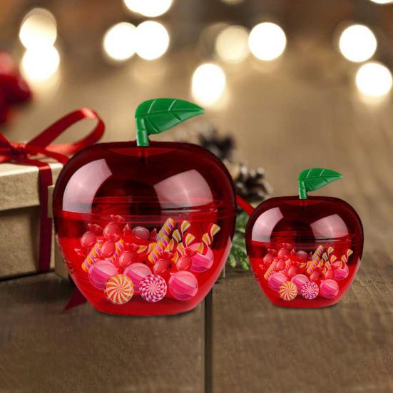 Candy Box Snack Container Toy Bright Color Shatterproof Fruit-Shaped Candy Case Christmas Party Decoration