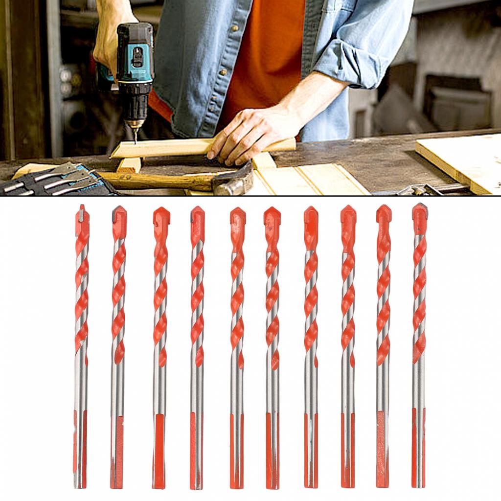 Drill Bits Stainless Steel Tools Gadget 10pcs Triangle Multifunctional