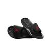 Air Jordan Hydro 5 Retro Slide GS Black Metallic Kids Sneakers Silver Fire-Red 555511-061