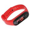 Mini Children Electronic Watch Red LED Simple Student Sports Electronic Watch with Silicone Watch Band Red