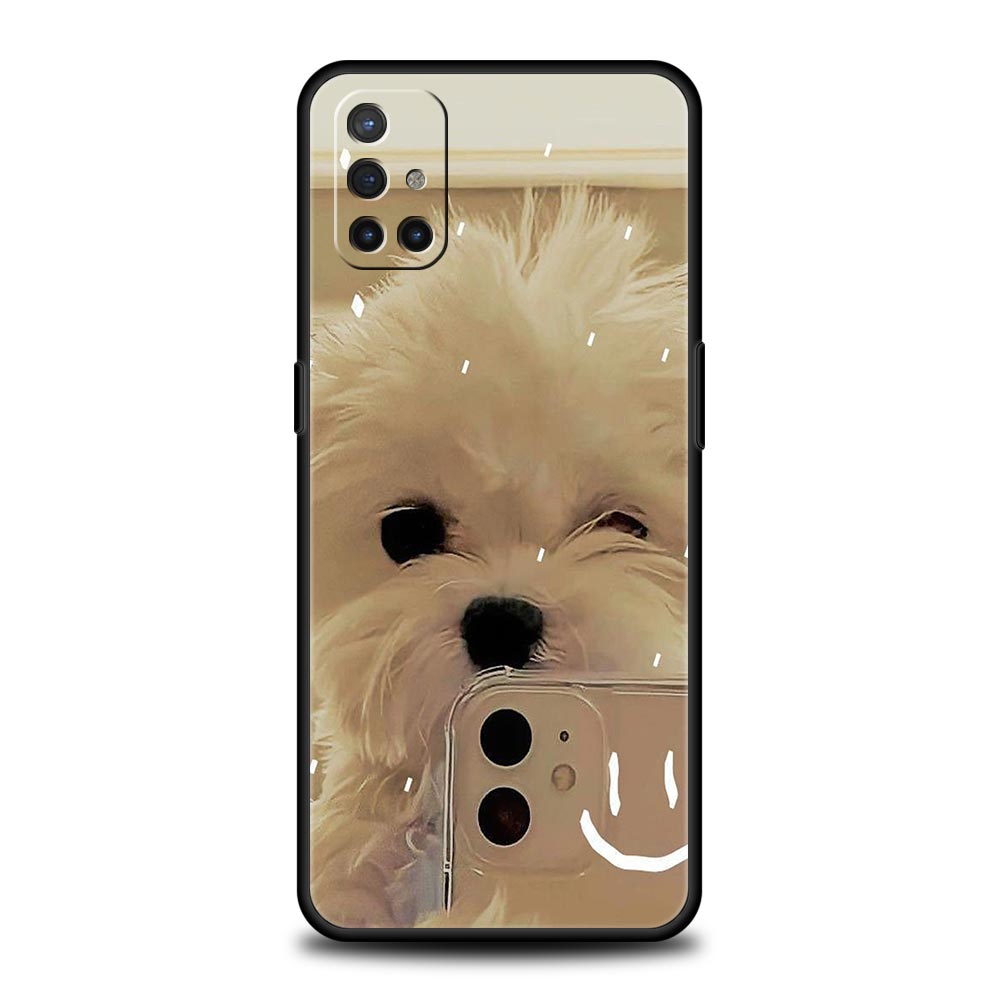 Phone Case For Oneplus 13R 13 12 10T 11 R10 Nord N100 N200 N10 9 9R CE 2 3 Z Pro Lite 5G Soft TPU Cover Cute Little Dog Fundas
