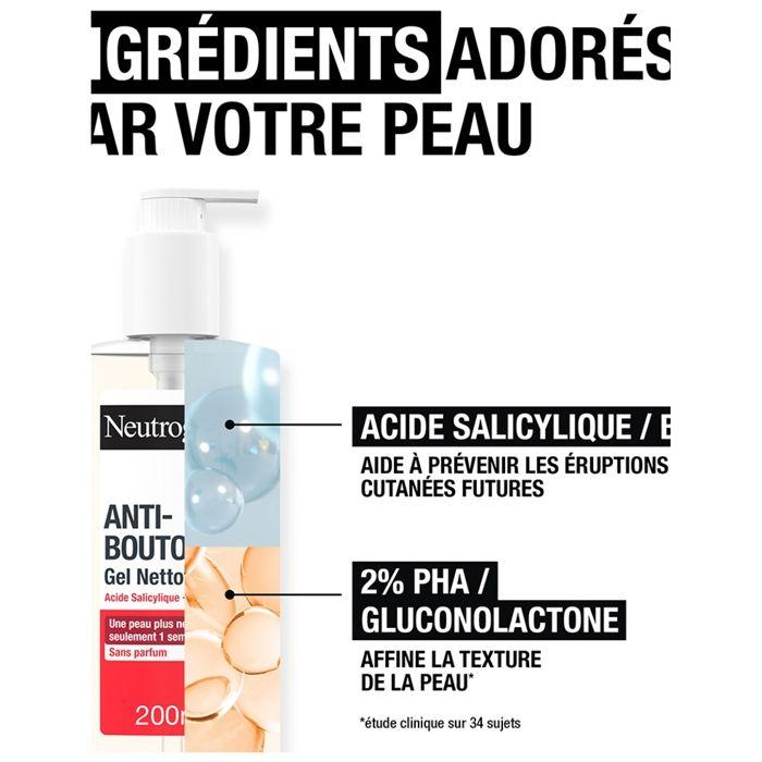 Neutrogena Anti-Boutons + Гель для умывания для кожи, склонной к акне 200 мл