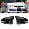 Для Toyota Camry 2012-2017 крышка бокового зеркала заднего вида наклейка на крышку крыла внешняя дверь чехол заднего вида отделка из углеродного волокна черный цвет