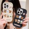 Mobile Phone Cases for iPhone 11 13 XR 15 Pro Max 12 14 Pro Max Case iPhone 16 7 Plus 8 Plus XS Max 15 Plus Macaron Cartoon Cute Anti-fall Waterproof