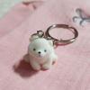 Плюшевая брелок-животное Белый медведь, flocked, ремешок для AirPod, телефона