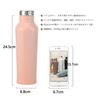 MYEEDA 500ml Thermos Stainless Steel Water Bottle, Stylish, Easy to Clean, Direct Drinking, Insulated, for Girls and Boys, Stylish, Lightweight, Keeps