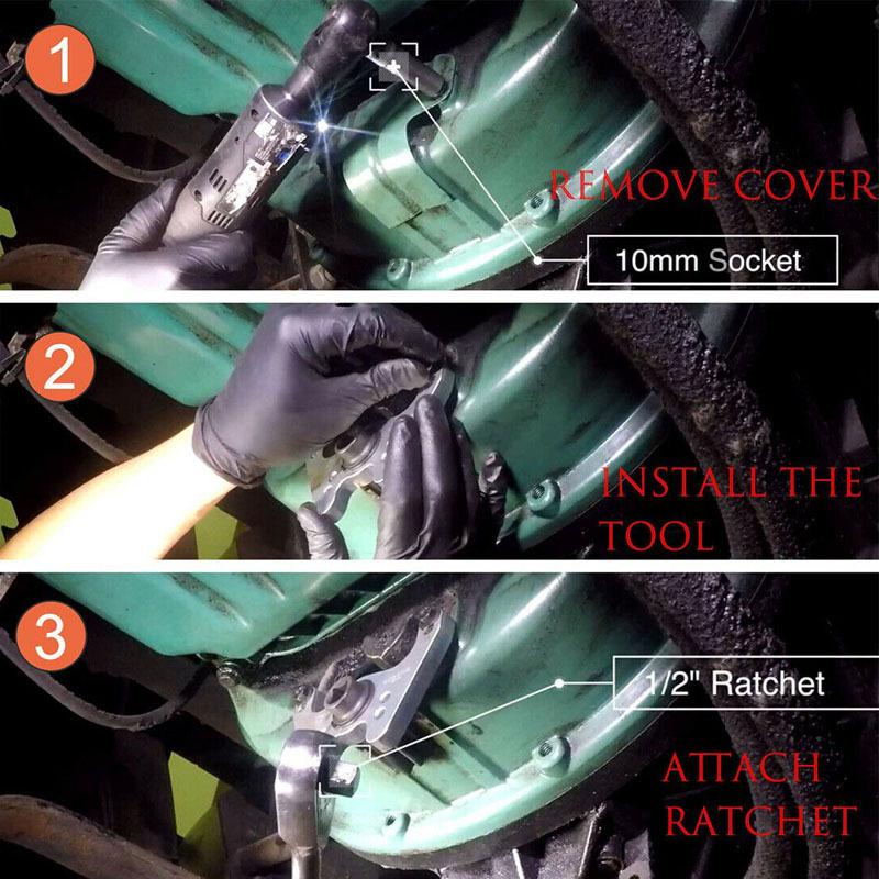 Crank/Flywheel Tool fits for Volvo D12, D16 Engines 1998-2007, Crankshaft Turning/Barring Tool Alternative to 9996956 9996620