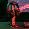 RGB Подставка для наушников Компактная стойка для демонстрации гарнитуры Настольный органайзер Стойка-вешалка для наушников с креплением на голову для настольных принадлежностей