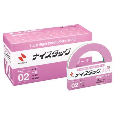 Лента Nichiban Nicetack Sticks и Easy to Peel 12 рулонов 10 мм x 18 мм двусторонняя (Надежно выключено) NWBB-H10