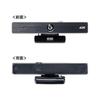 Sanwa Supply Web Camera, Conference Wide Lens, Wide Angle (90° Horizontal, 98° Diagonal), 4K Compatible, 8.5 Megapixel CMOS, Equipped with Active Nois