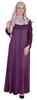 Bimba Islamic Clothes For Women Long Dress With Printed Hijab Scarf Rayon Abaya Maxi Front Button Muslim