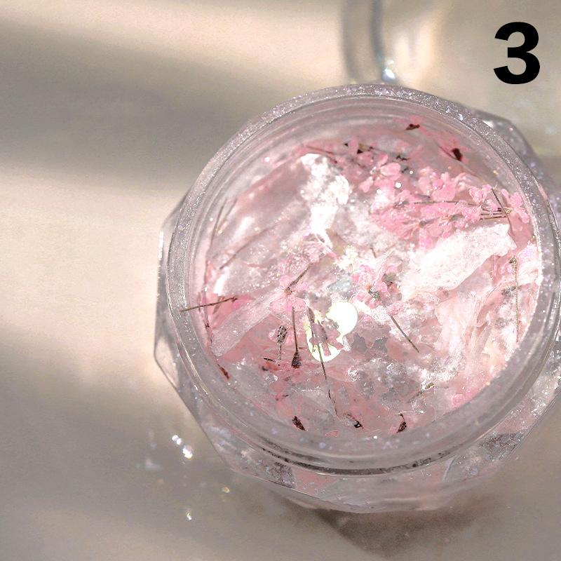 1 коробка микс для ногтей сухоцветы ракушки блестки для ногтей блестящая мука гипервспышка блестки нейл-арт украшения для ногтей своими руками