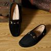 Мужские кожаные мокасины большого размера 37-48 Мужская повседневная обувь Модная мужская обувь Мужские мокасины из натуральной кожи Мокасины слипоны Мужские туфли на плоской подошве Мужская обувь для вождения