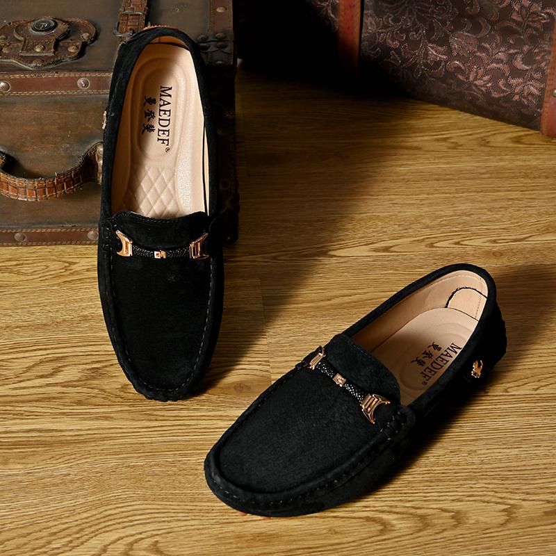 Мужские кожаные мокасины большого размера 37-48 Мужская повседневная обувь Модная мужская обувь Мужские мокасины из натуральной кожи Мокасины слипоны Мужские туфли на плоской подошве Мужская обувь для вождения