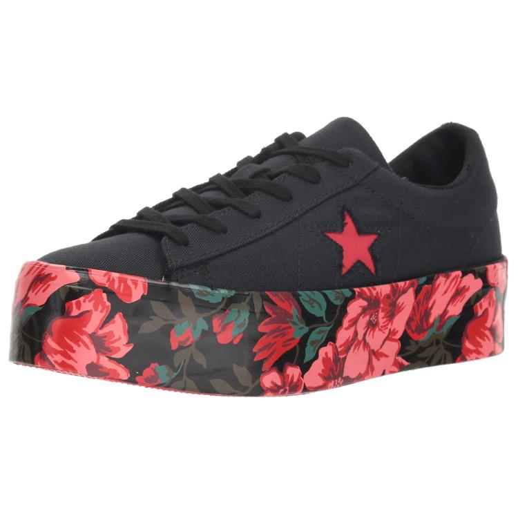 Converse Кроссовки One Star Ox Черно-красные Женские 561766C