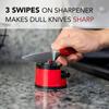 Точилки для ножей Мини-точилка для ножей с присоской Карманные точилки для ножей Подходит для большинства типов лезвий Кухонный инструмент